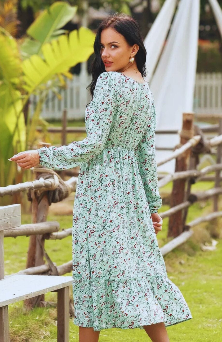 Robe Fleurie Champêtre Chic