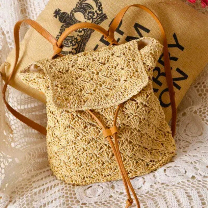 Sac A Dos En Paille Pour Femme