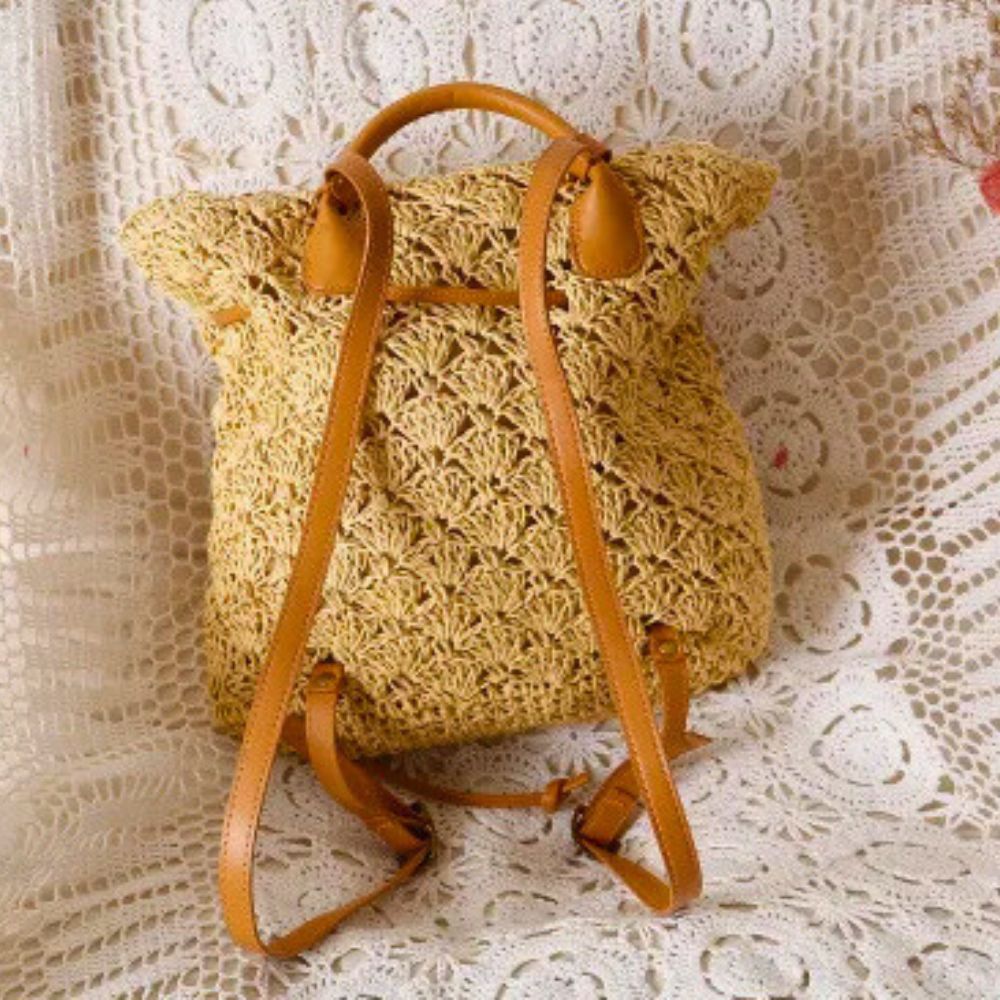 Sac A Dos En Paille Pour Femme