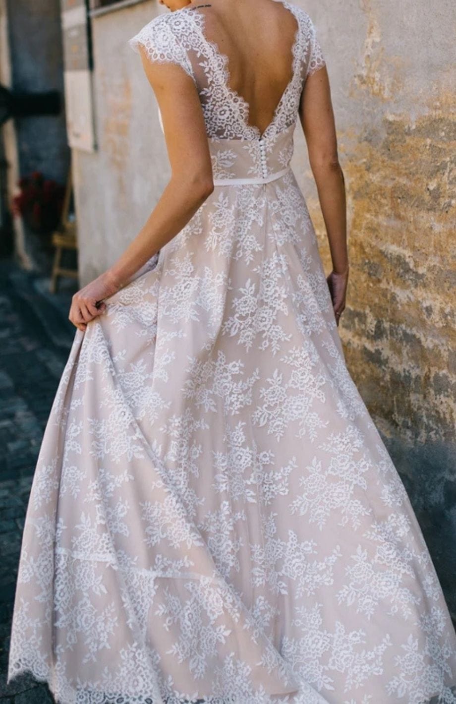 Bohème Romantique Champêtre Robe De Mariée | Reine Rustique