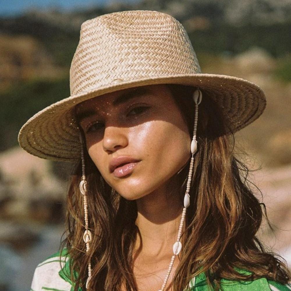 Chapeau De Cowboy En Paille | Reine Rustique BEIGE / 55 à 57 cm