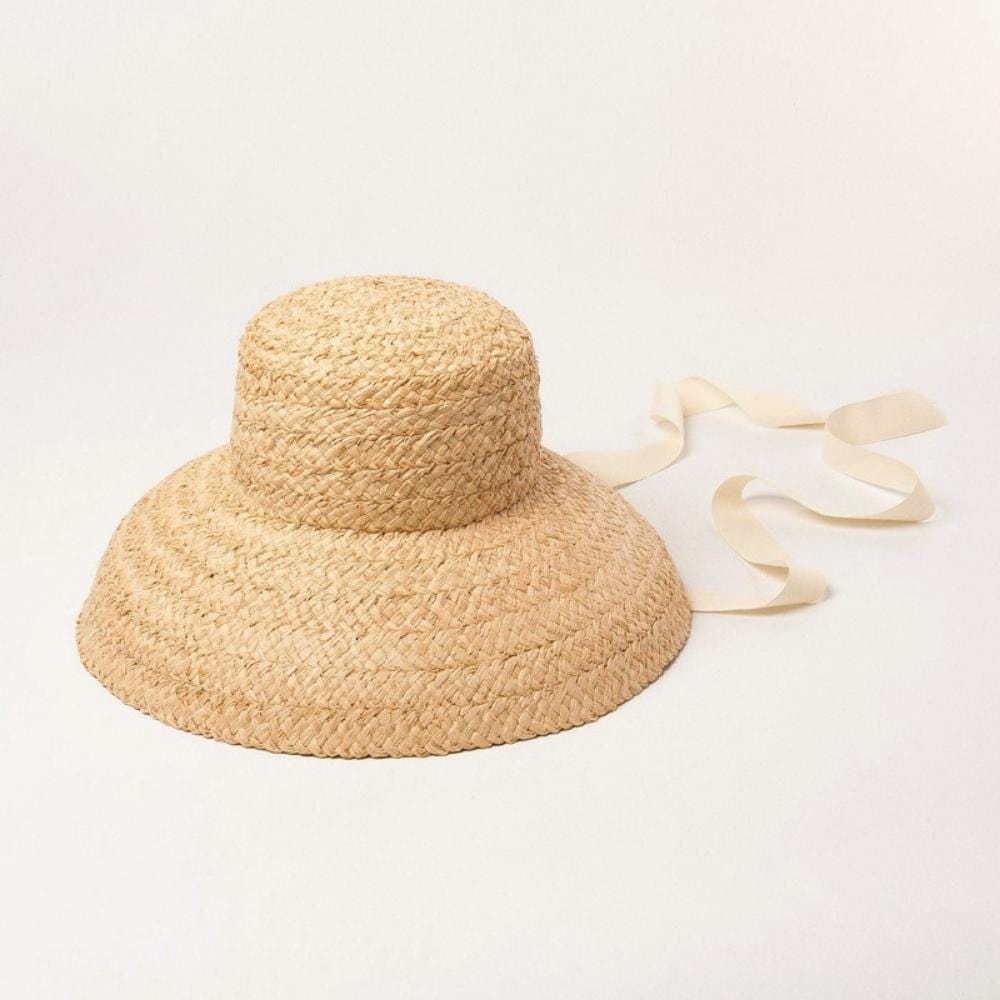 Chapeau De Paille Japonais | Reine Rustique BEIGE