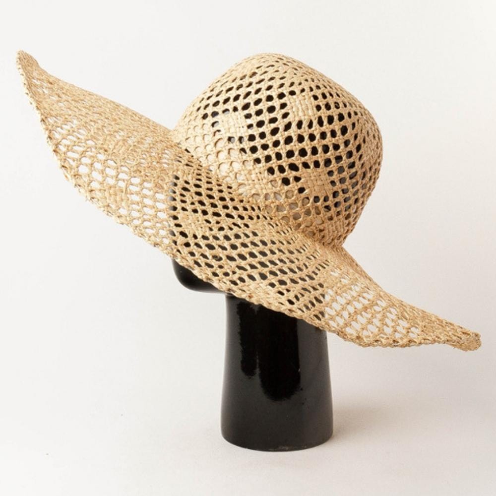 Chapeau En Paille | Reine Rustique JAUNE PAILLE