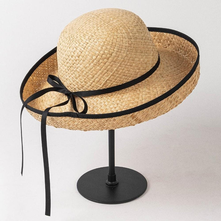 Chapeau En Paille Tunisie | Reine Rustique BEIGE