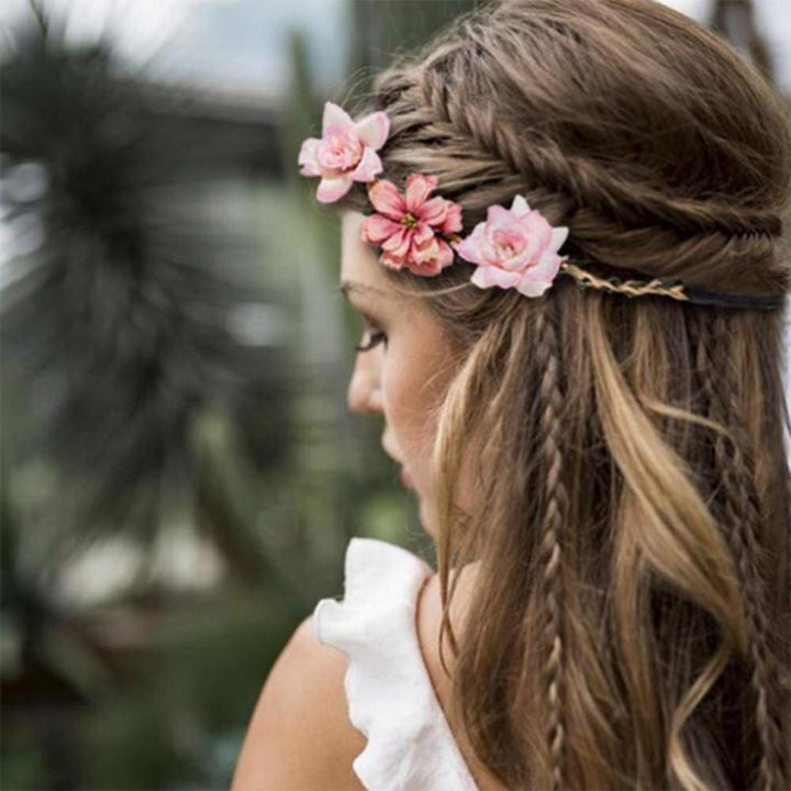 Couronne De Fleurs Pour Petite Fille D'honneur L Reine Rustique