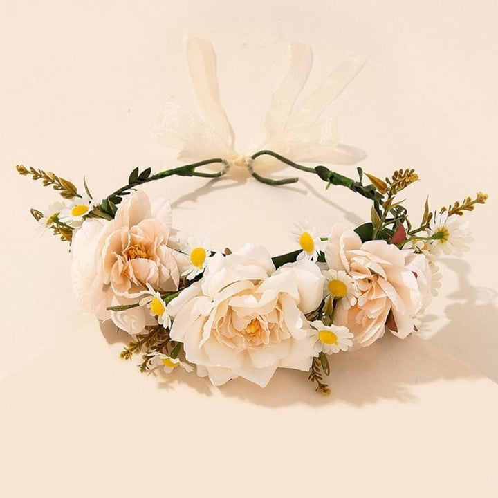 Couronne Florale | Reine Rustique ABRICOT