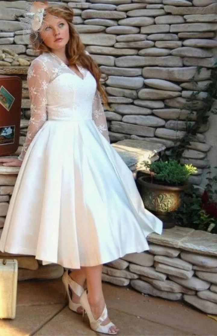 Reine Rustique | Princesse Robe De Mariée Femme Ronde Grande Taille IVOIRE / 2