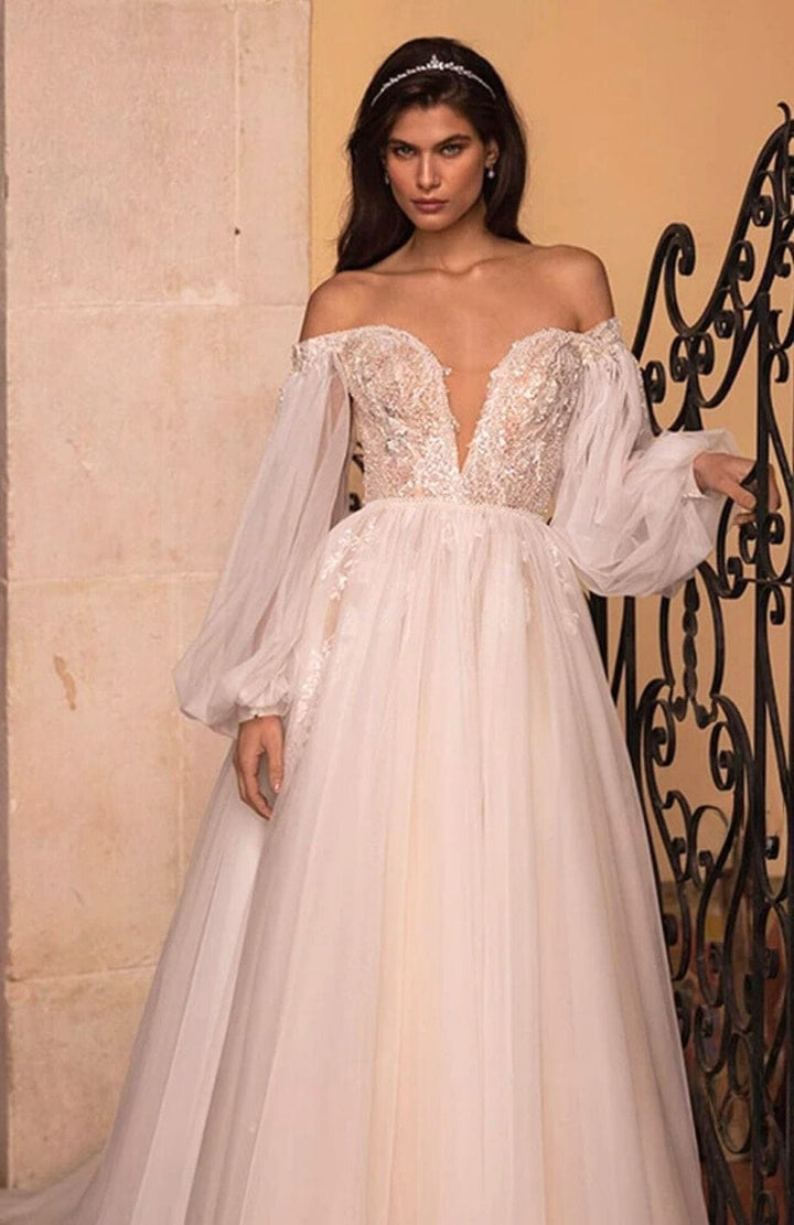 Reine Rustique | Robe Blanche Longue BLANC / 2