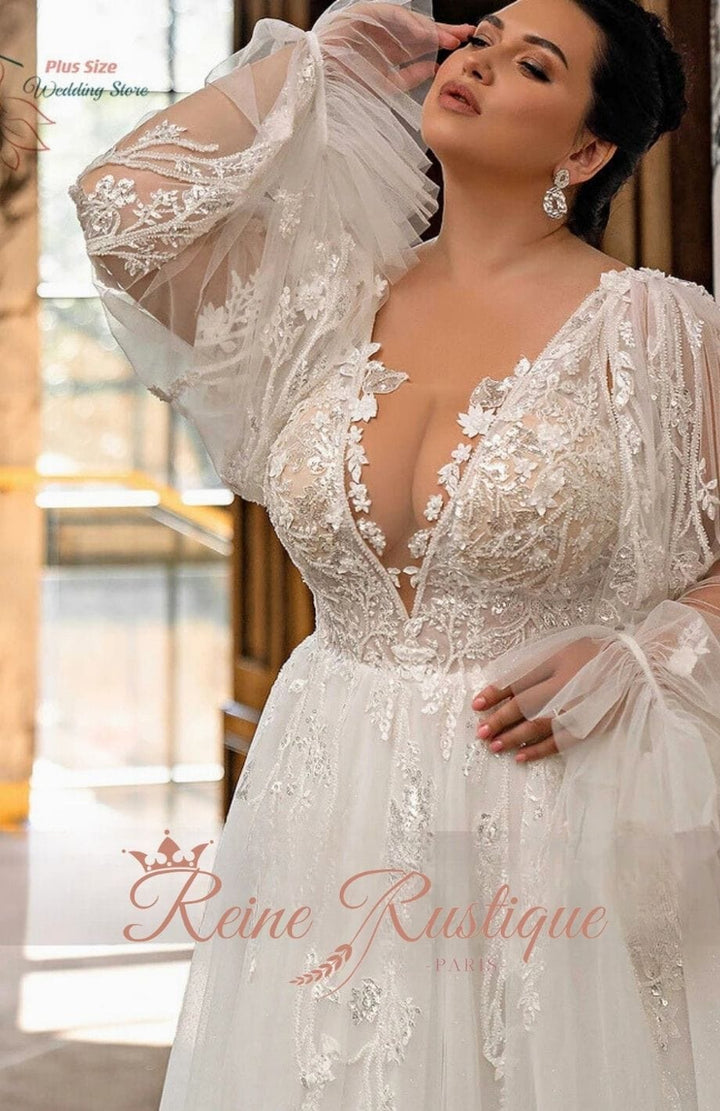 Reine Rustique | Robe De Mariée Xxl