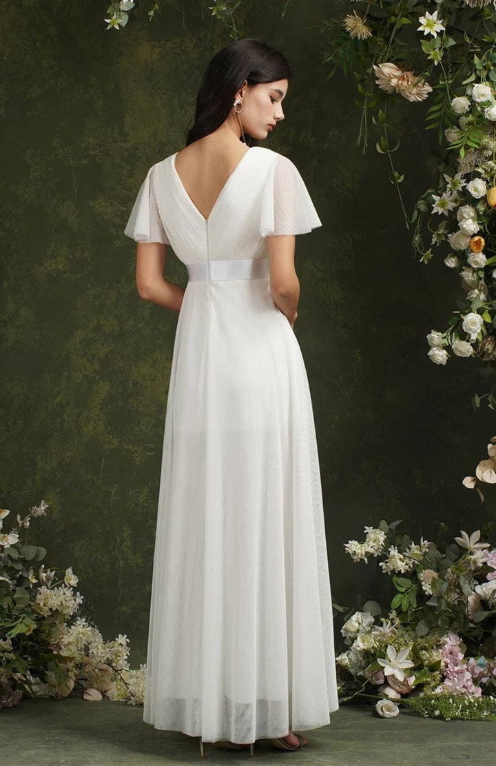 Robe Blanche Bohème Femme | Reine Rustique