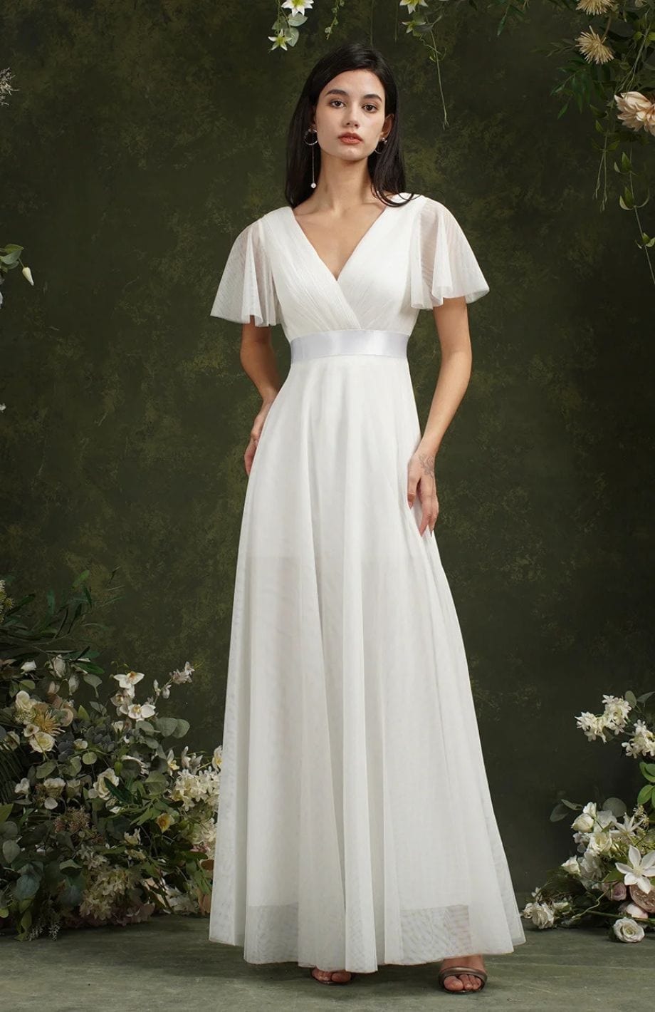 Robe Blanche Bohème Femme | Reine Rustique