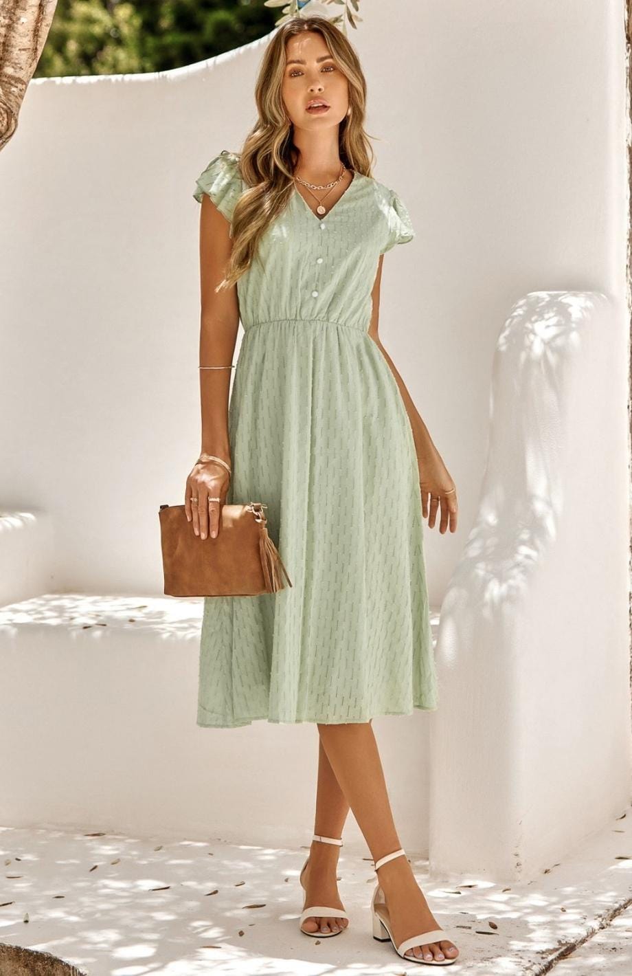 Robe Campagnarde Femme | Reine Rustique VERT / S