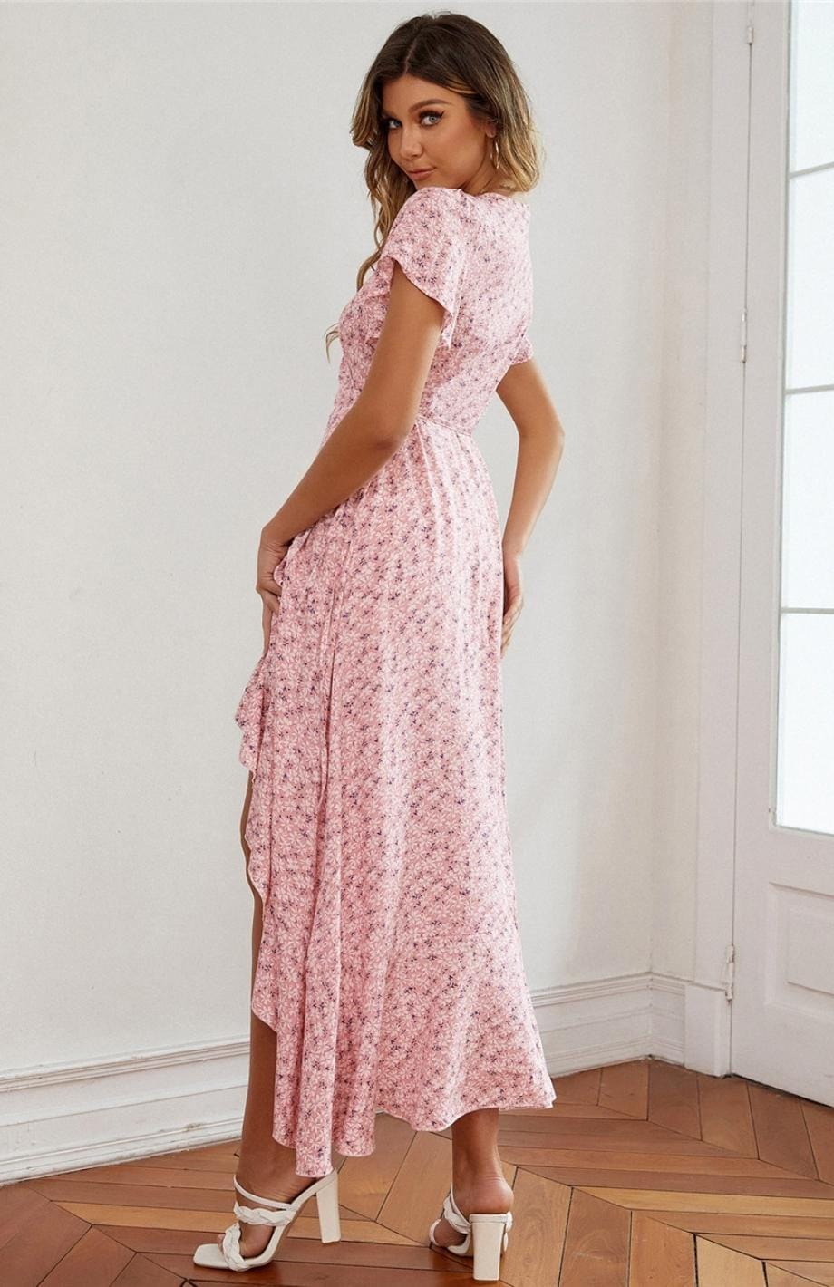 Robe Champêtre Chic Pastel | Reine Rustique