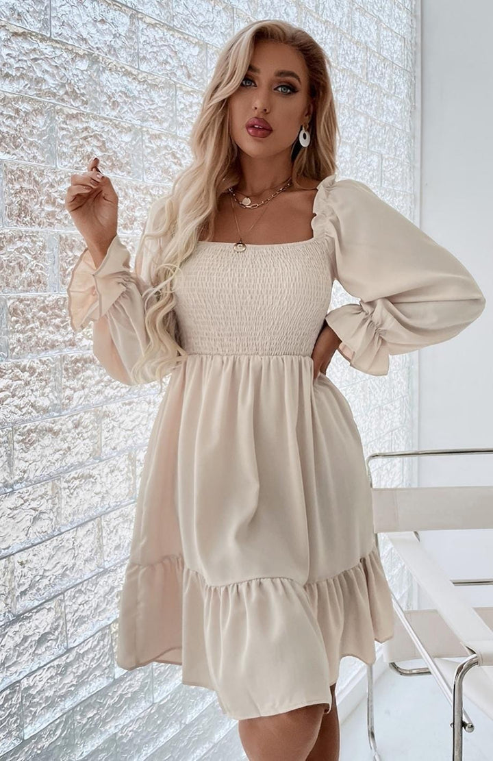 Robe Champêtre Manche Longue | Reine Rustique