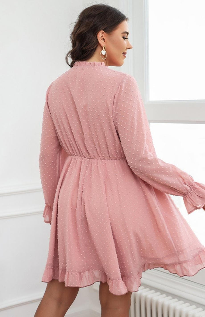 Robe Champêtre Rose Poudré | Reine Rustique