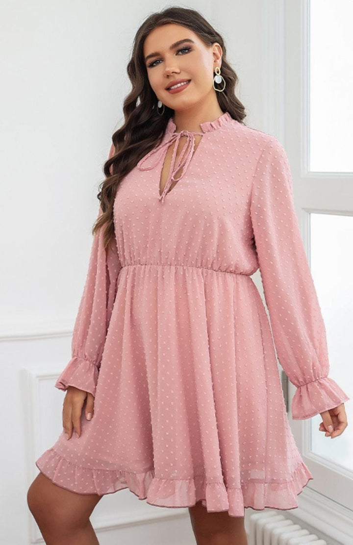 Robe Champêtre Rose Poudré | Reine Rustique