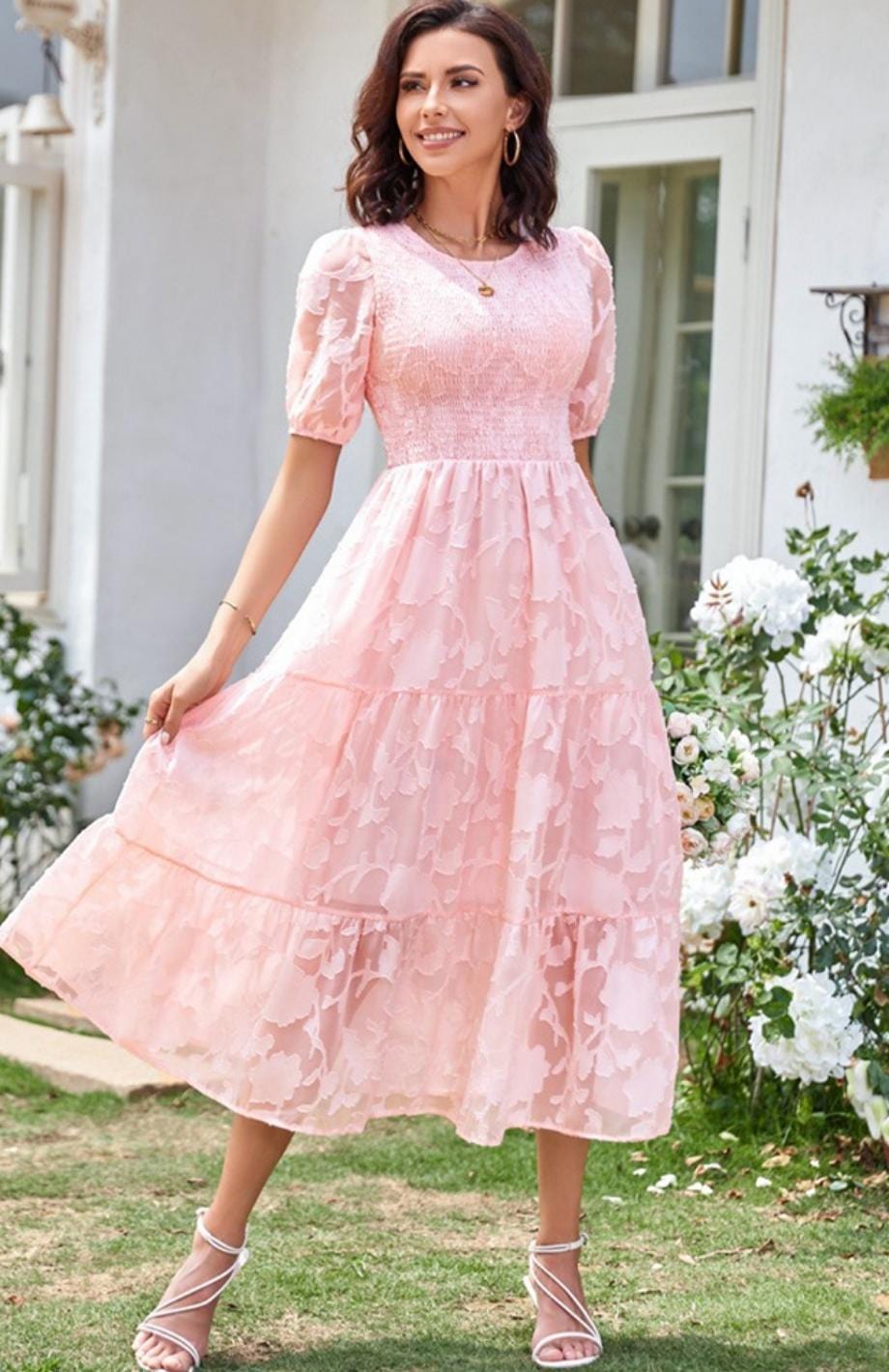 Robe De Baptême Champêtre Femme | Reine Rustique ROSE / S