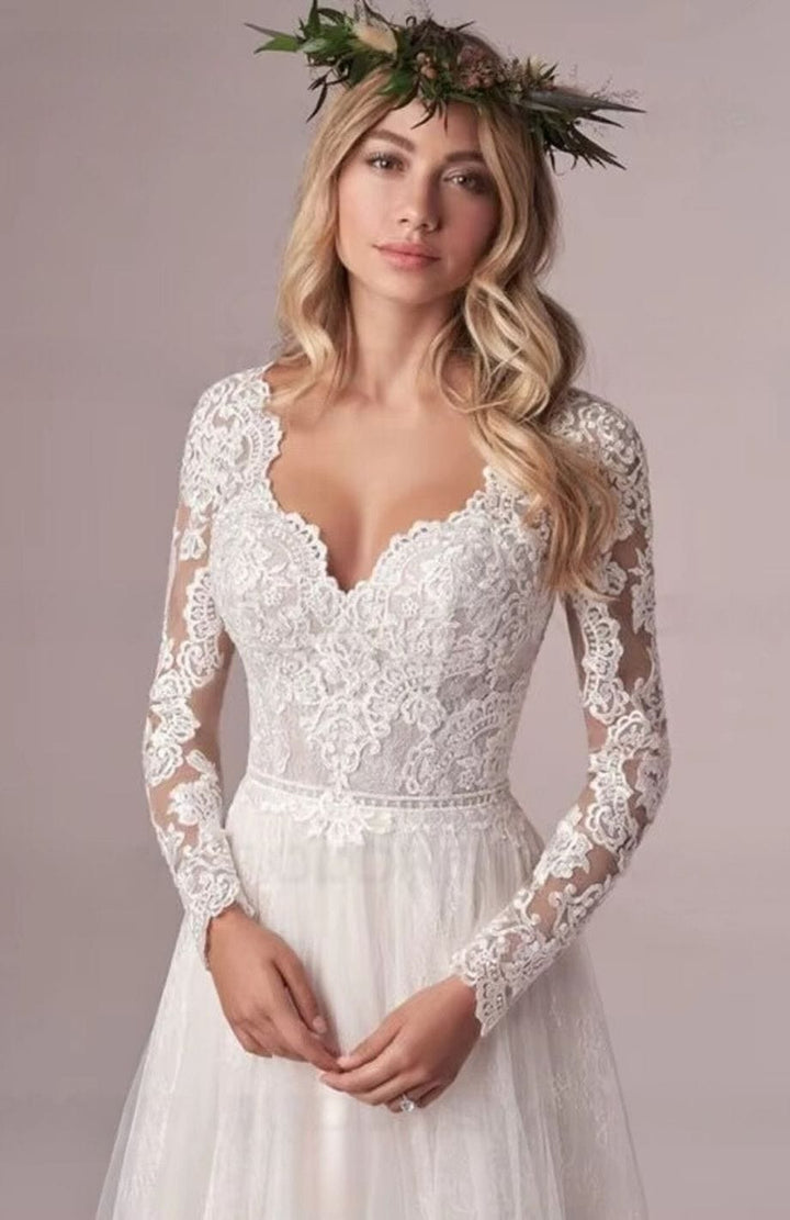 Robe De Mariée Bohème Vintage | Reine Rustique