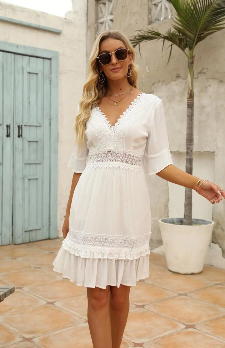 Robe De Mariée Bucolique | Reine Rustique BLANC / S