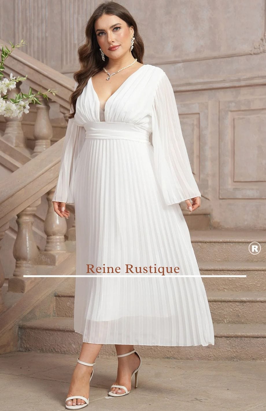 Robe De Mariée Femme Ronde | Reine Rustique