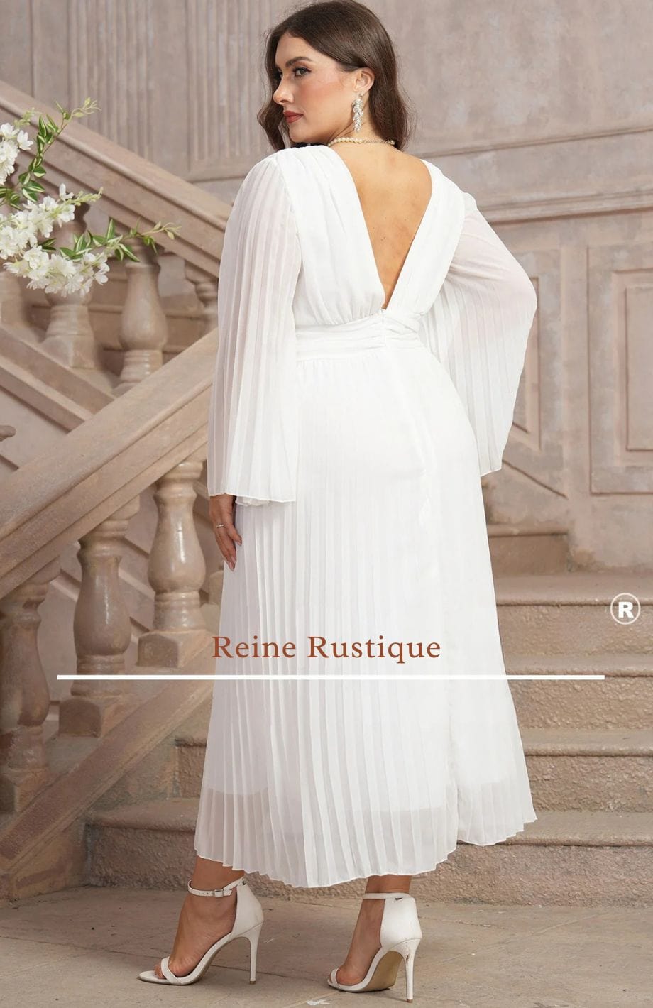 Robe De Mariée Femme Ronde | Reine Rustique