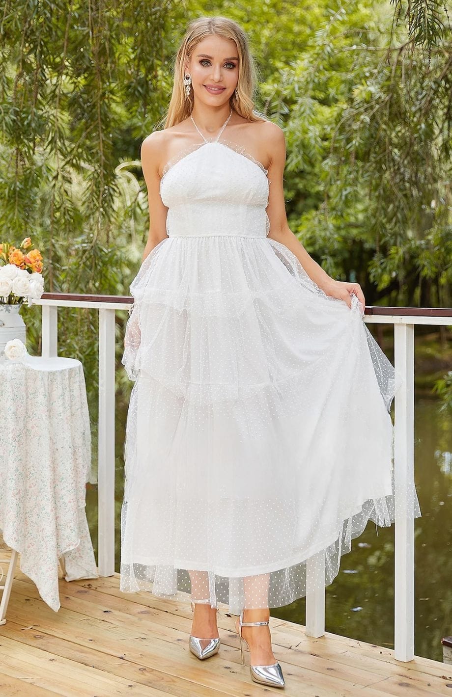 Robe De Mariée Style Champêtre | Reine Rustique BLANC / 2