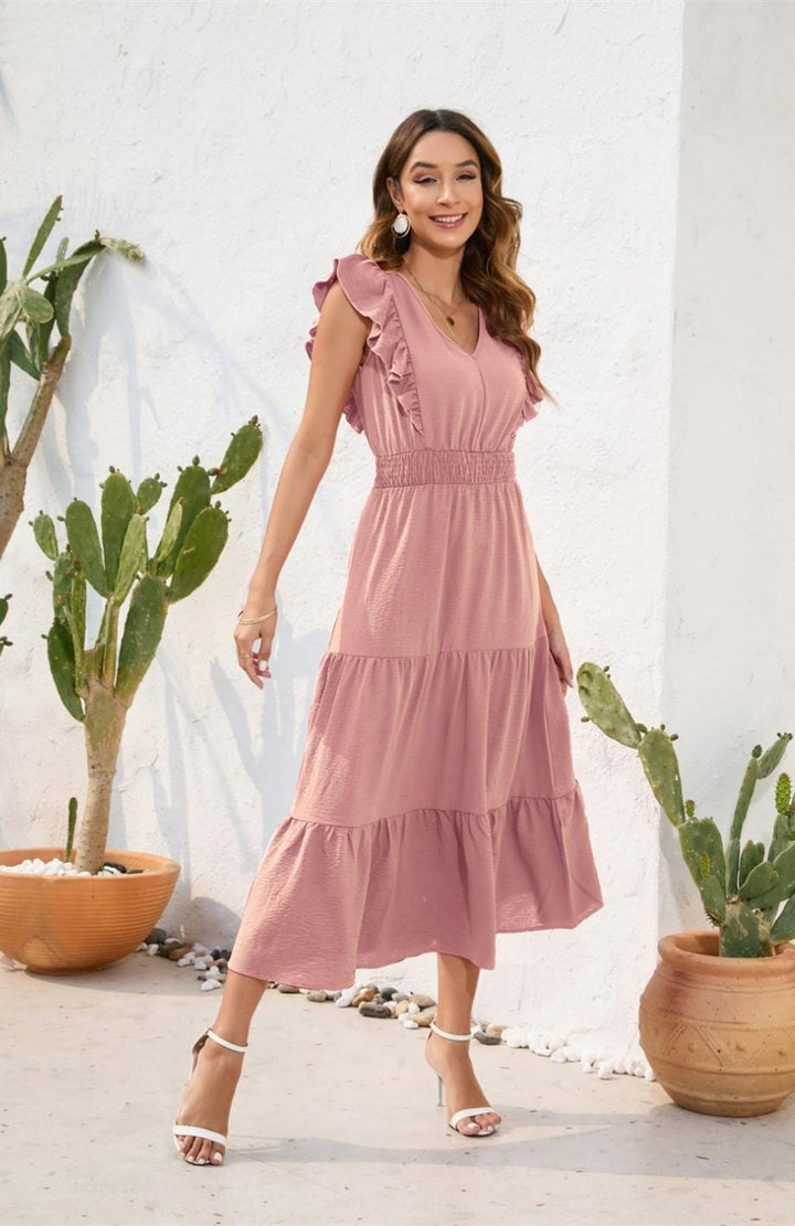 Robe Esprit Champêtre | Reine Rustique ROSE / S