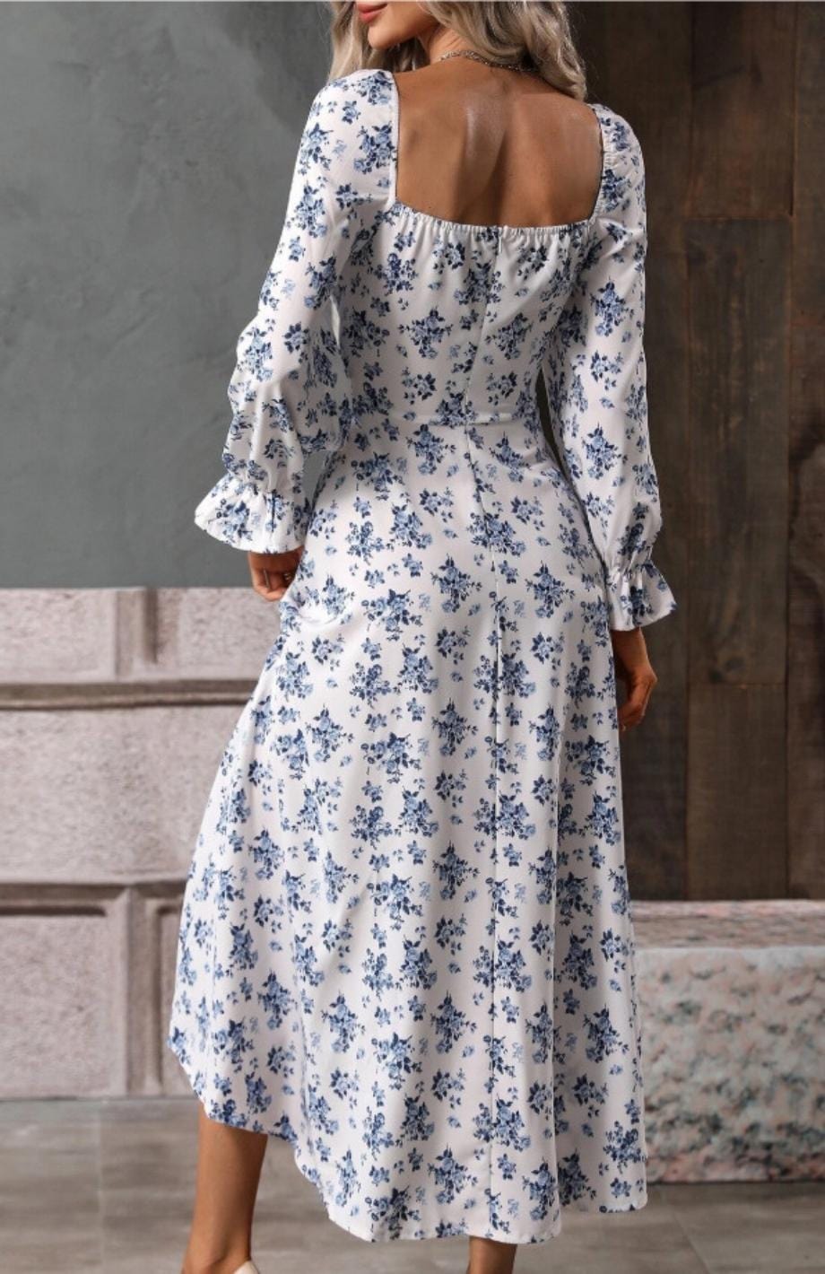 Robe Longue Style Champêtre Chic | Reine Rustique