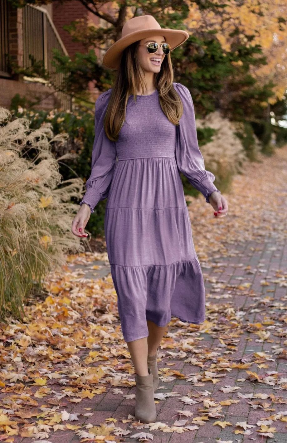 Robe Paysanne Moderne VIOLET / S