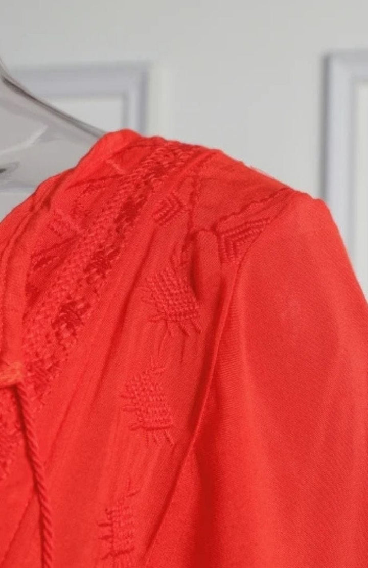 Robe Rouge Bohème | Reine Rustique