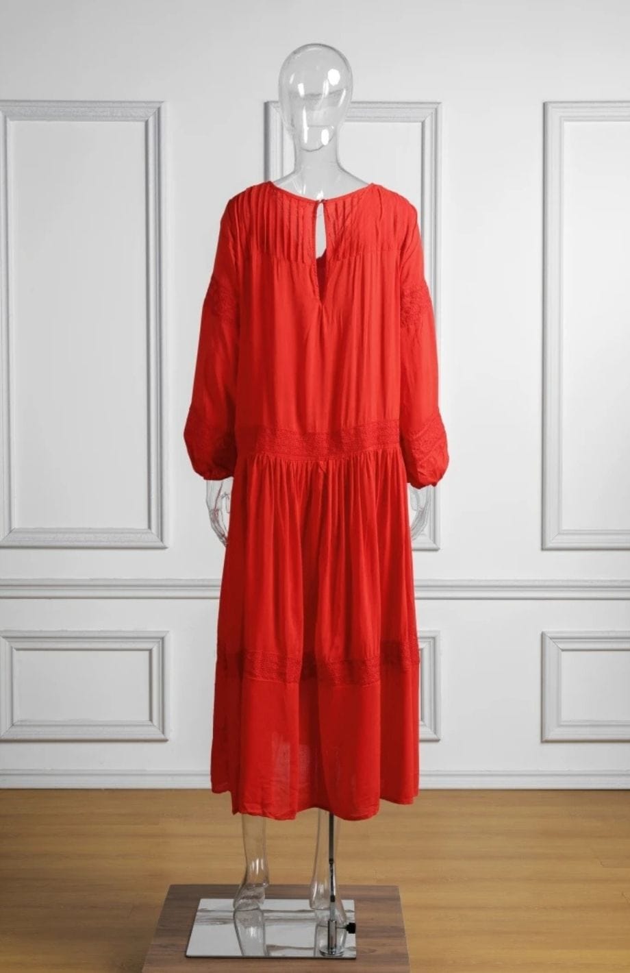 Robe Rouge Bohème | Reine Rustique