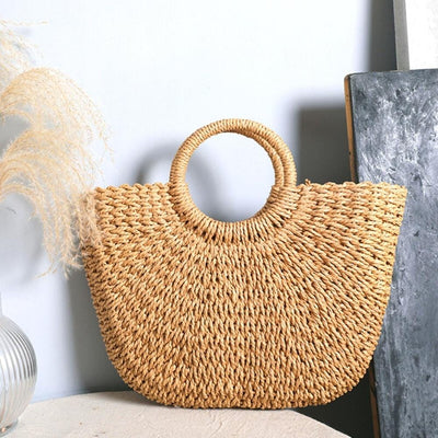 Sac en paille clearance amour