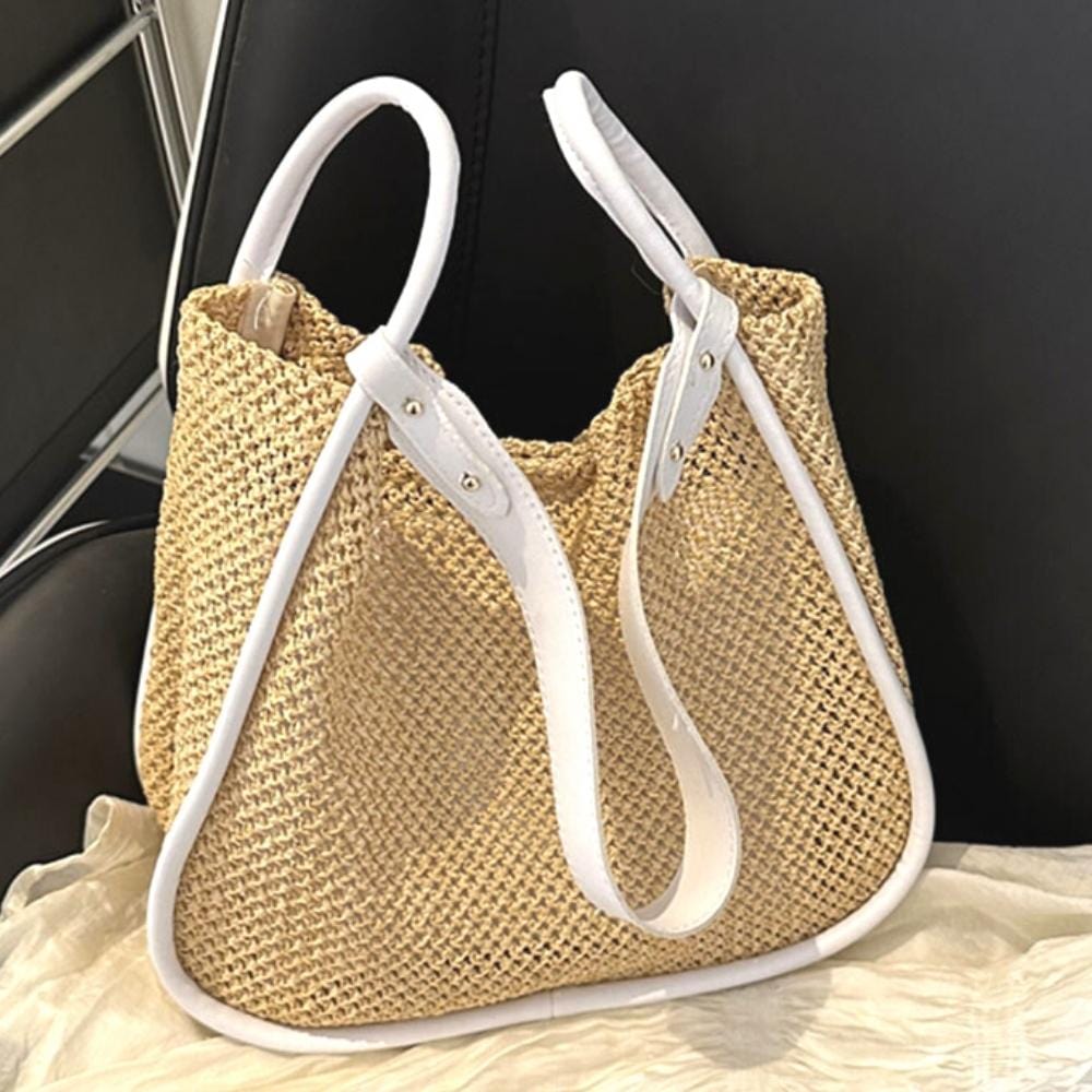 Sac Champêtre | Reine Rustique BLANC / 31 x 26 x 11 cm