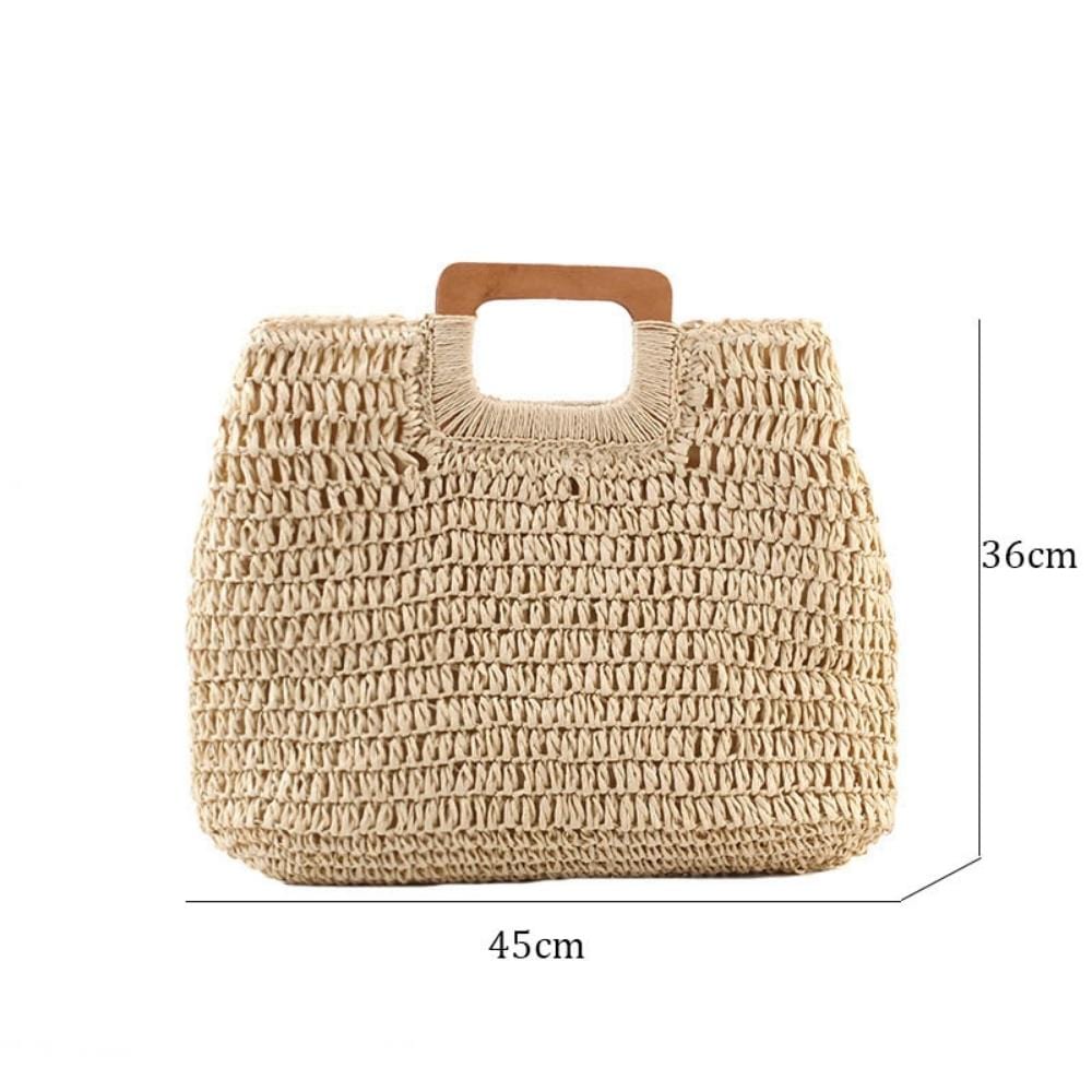 Sac En Paille Maroc | Reine Rustique